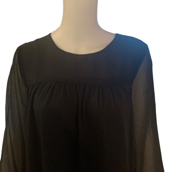 H&M Black Sheer Mini Dress size 12 - Picture 5 of 8